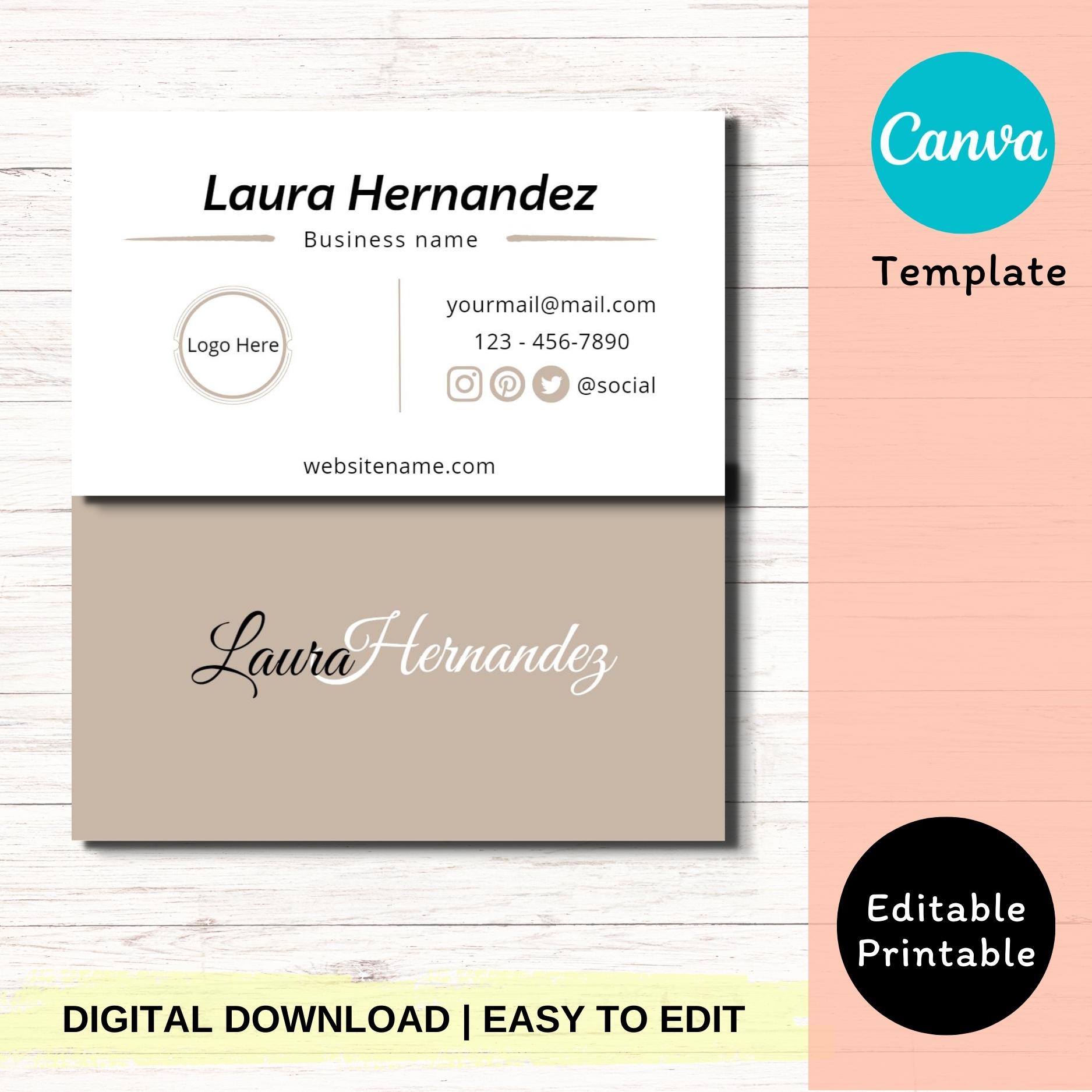 Create Professional Business Cards in Minutes with Canva