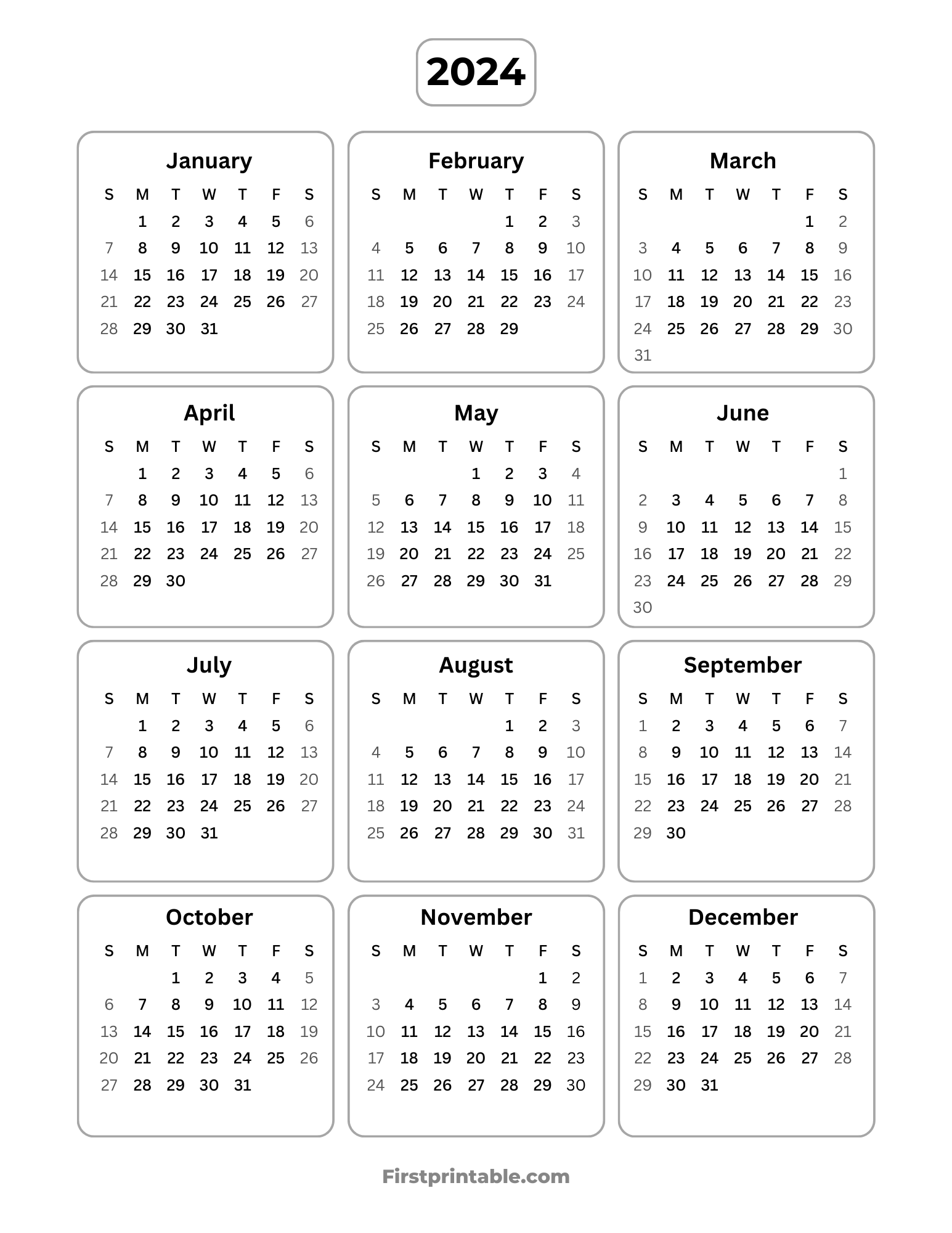 year-calendar-2024-minimalist-portrait