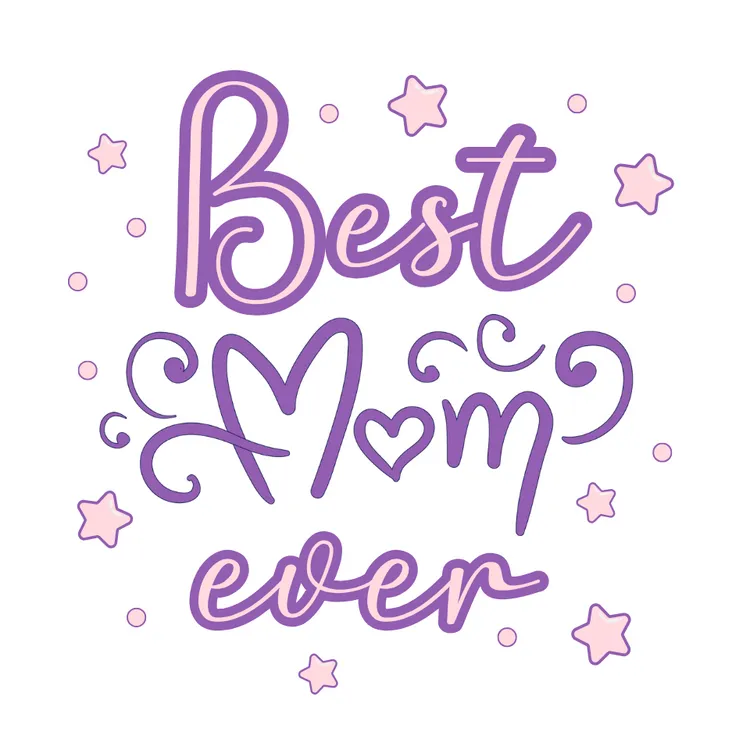 Printable "Best Mom ever" card for Mom