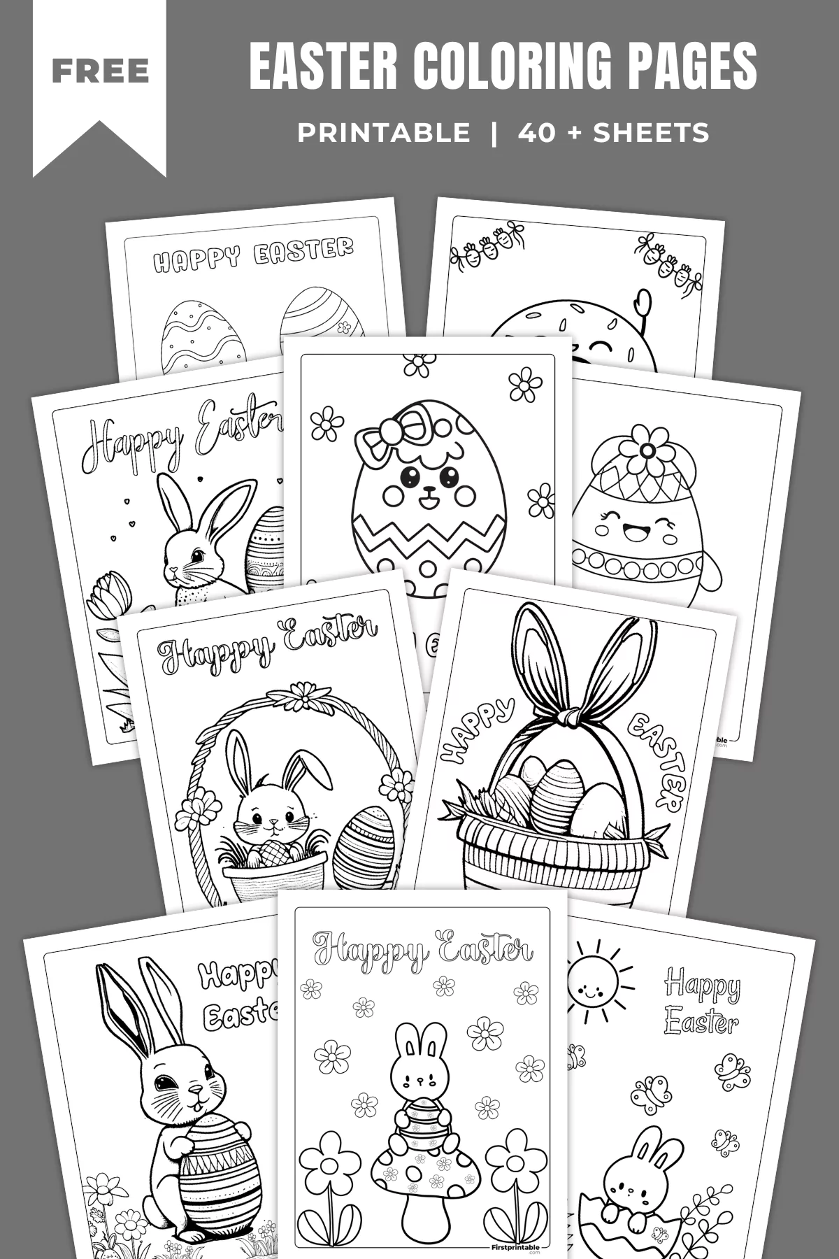 Easter Coloring Pages Pinterest
