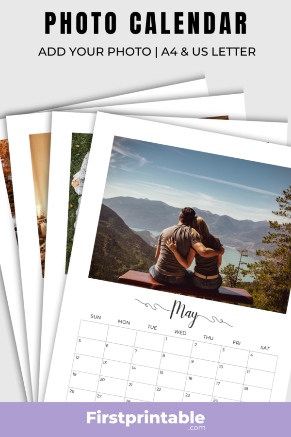 Personalized Photo Calendar Template