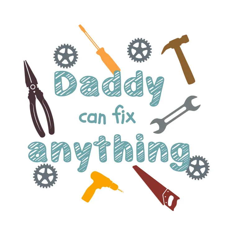 Printable "Daddy can fix anything" Card