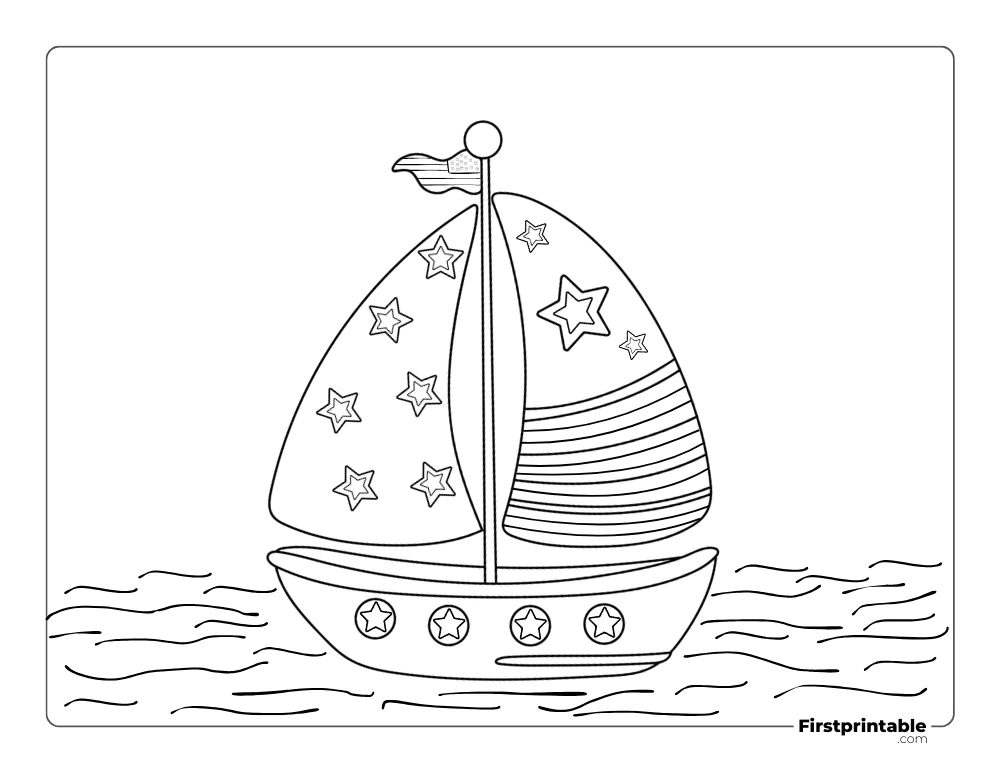Free Printable "Memorial Day" Coloring page 
