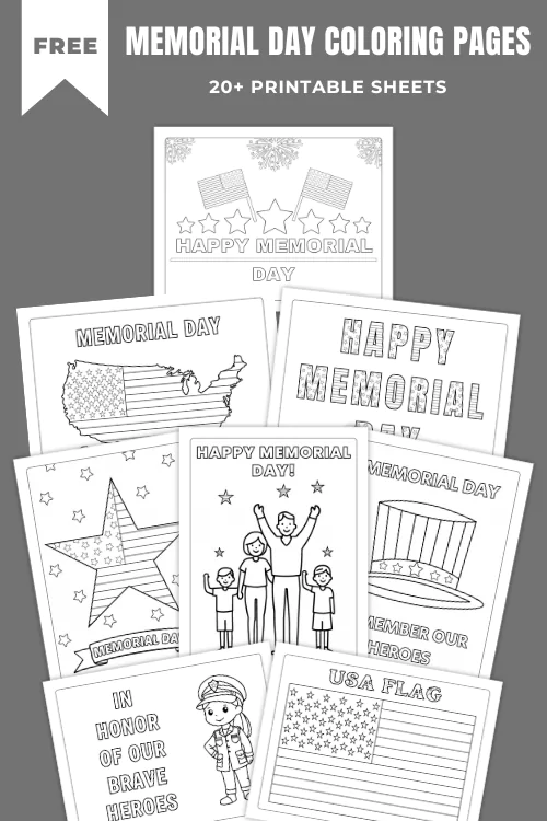 Memorial Day Coloring Pages | 20+ Free Printables