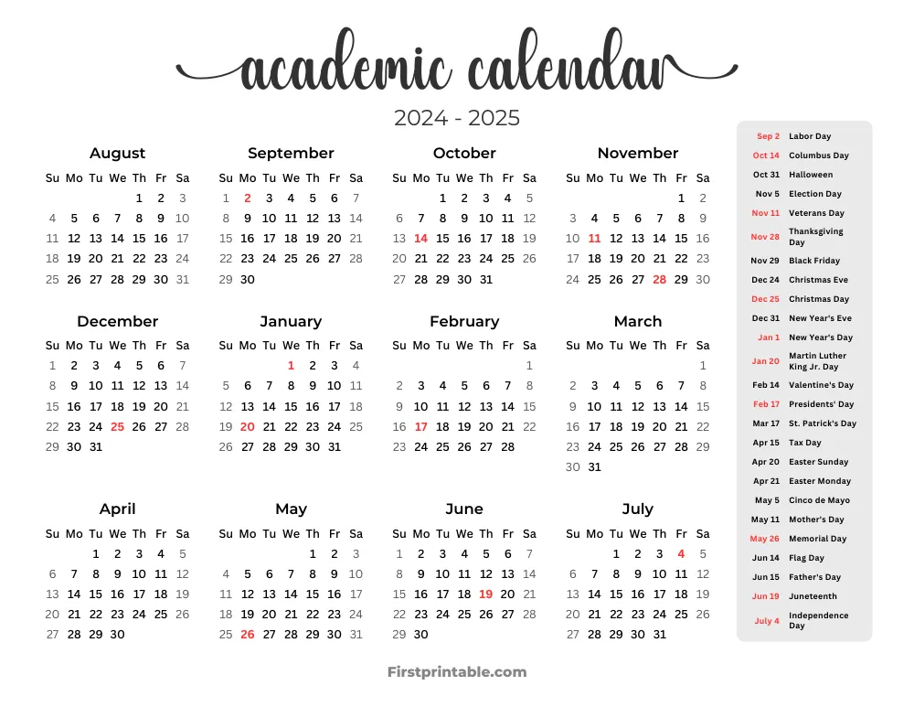 2024 2025 Academic Calendar 02
