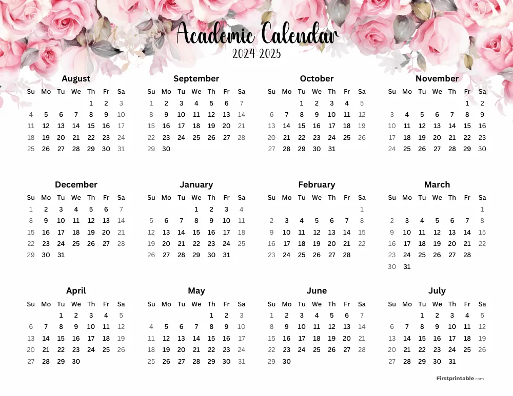 2024 2025 Academic Calendar 04