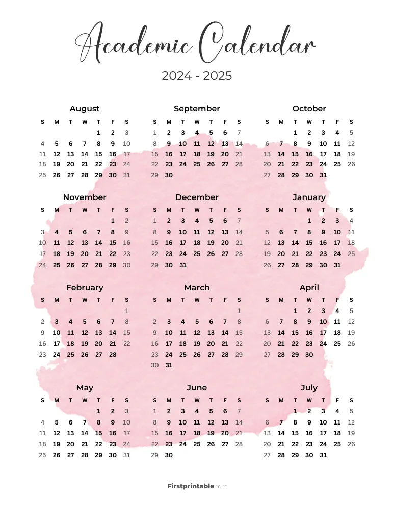 2024 2025 Academic Calendar 11