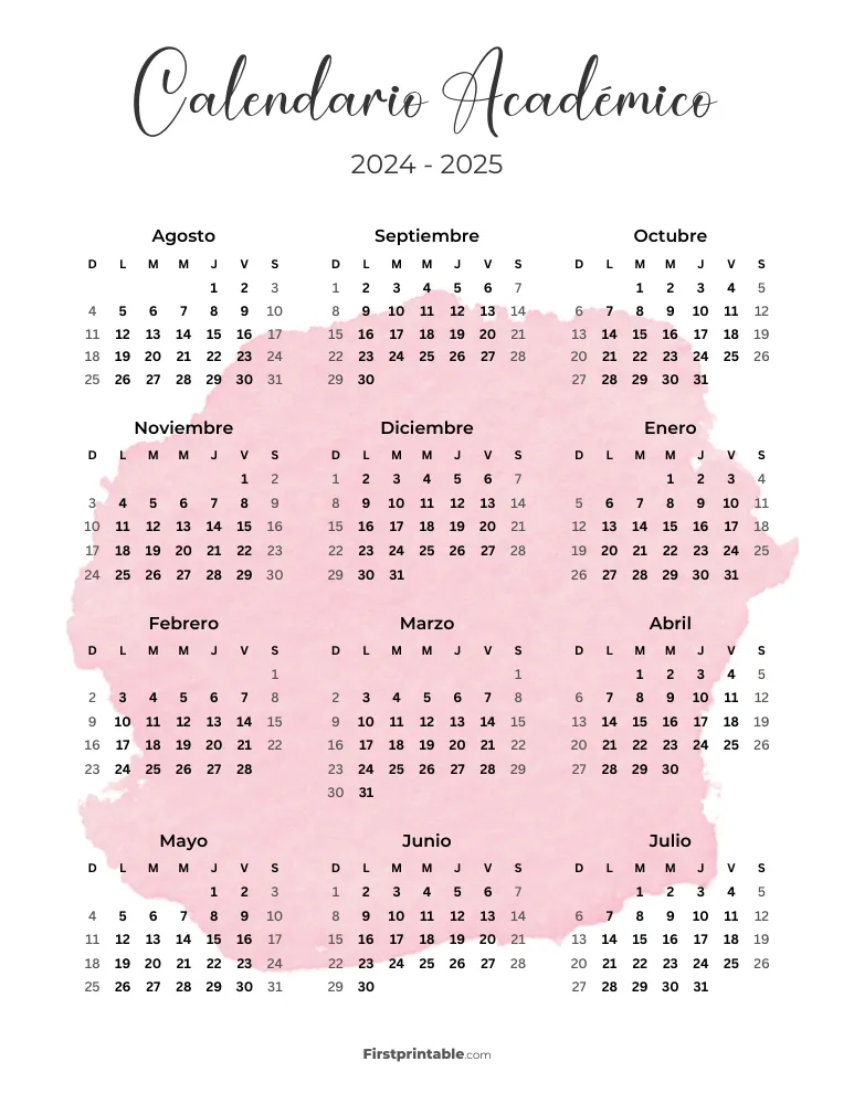 2024 2025 Academic Calendar Spanish 11