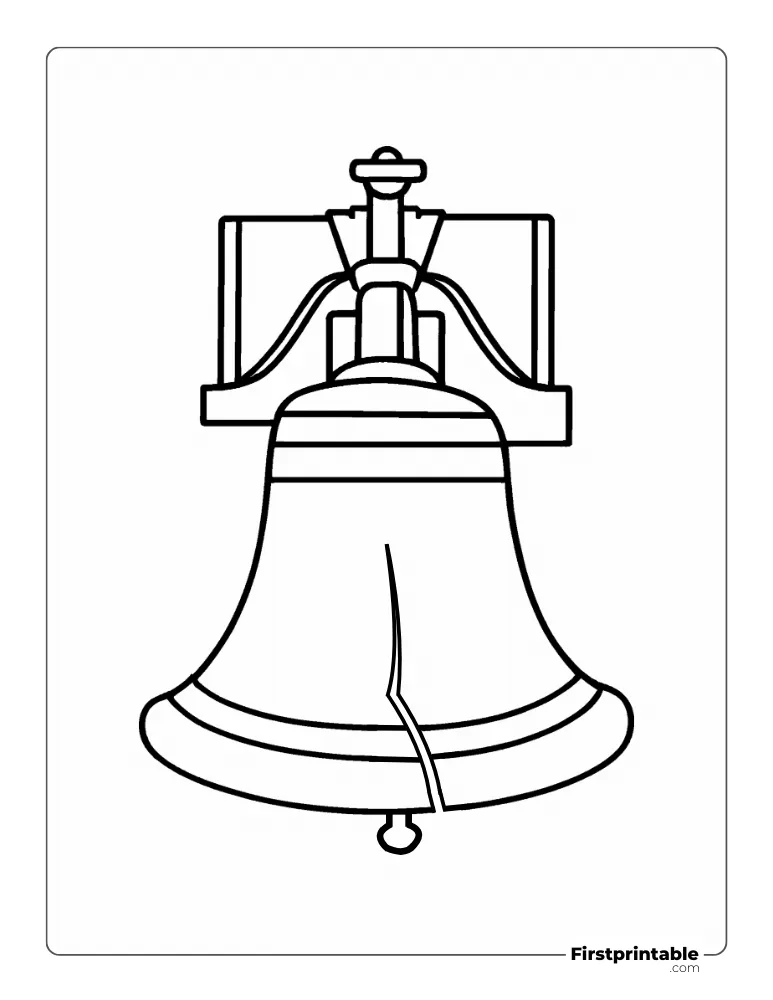 "Liberty Bell" Coloring Page