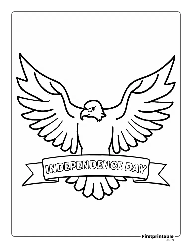 "Independence Day" Coloring Page