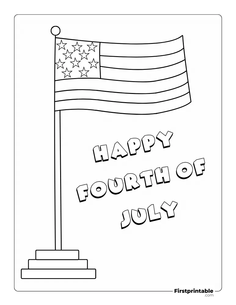 "USA Flag" Happy Fourth of July