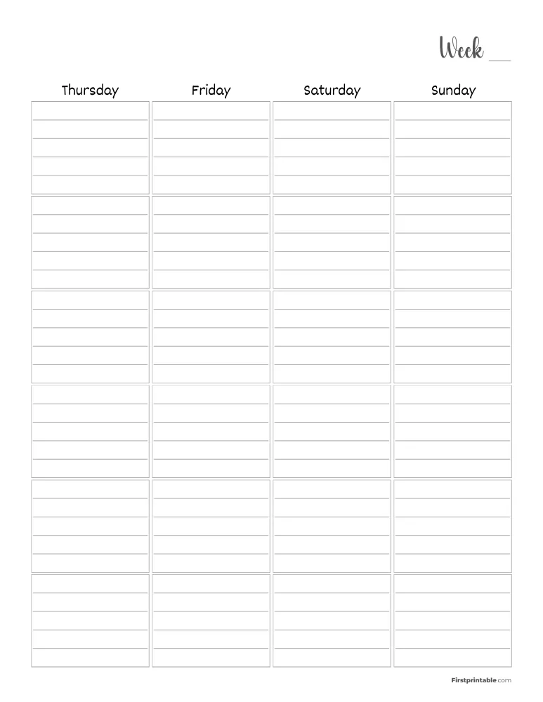 December 2024 Weekly Planner Page 2
