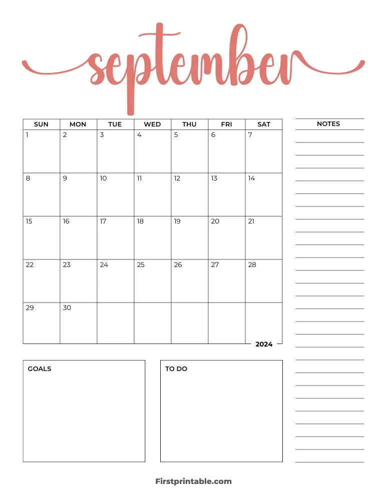 September 2024 Calendars | 50+ Free Printable PDF