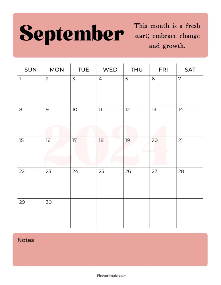 September 2024 Calendars | 50+ Free Printable PDF