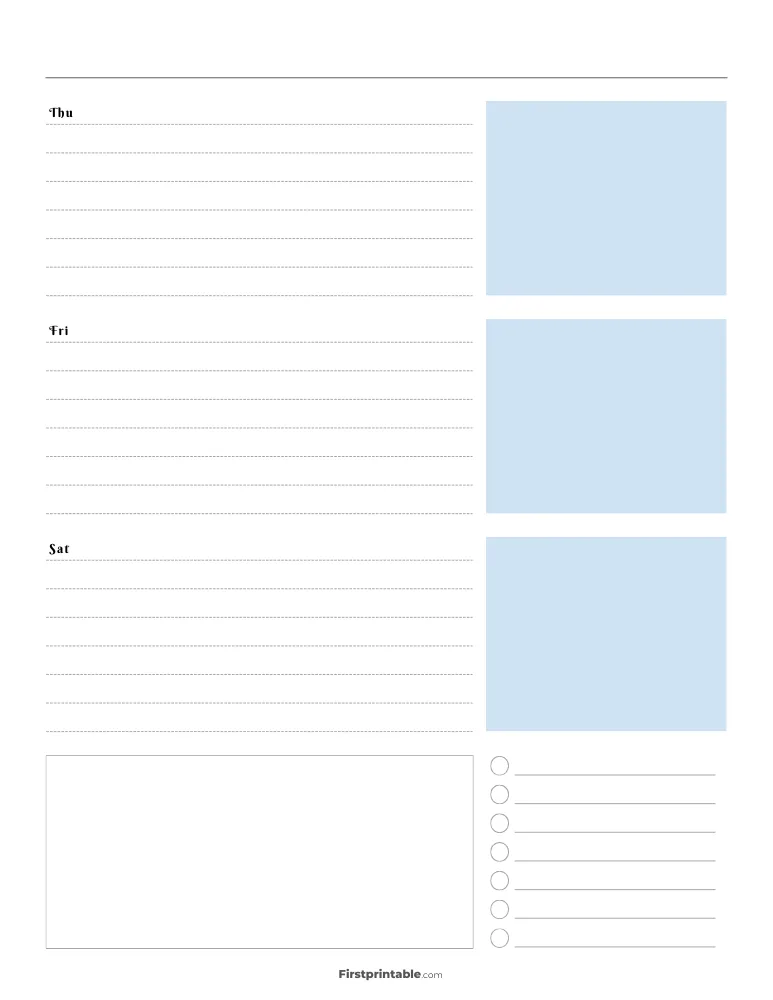 Printable Weekly Planner Template 01 (2)