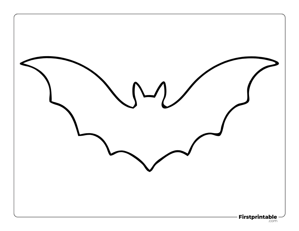 Bat Template - Large