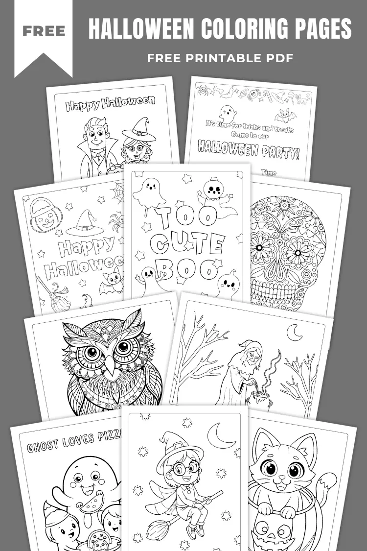 150+ Halloween Coloring Pages