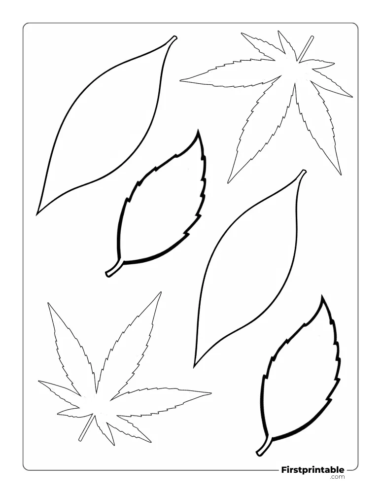 Other Leaf Template Outline