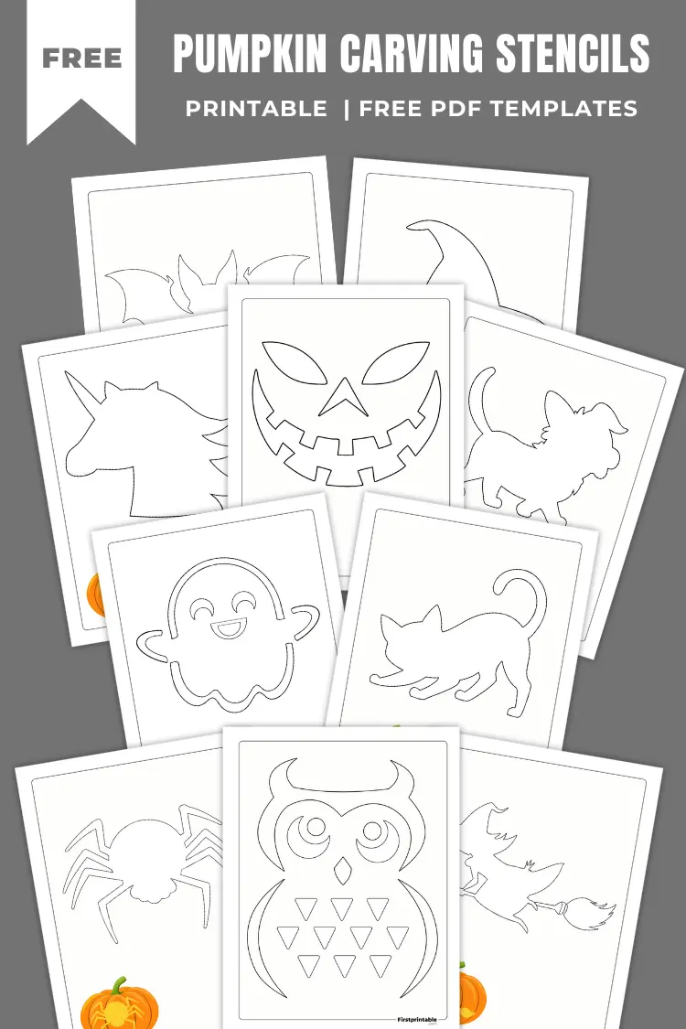 Pumpkin Carving Stencils | 40+ Free Printable Templates