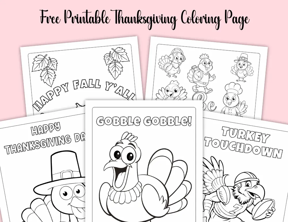 Free Printable Thanksgiving Coloring Pages 04