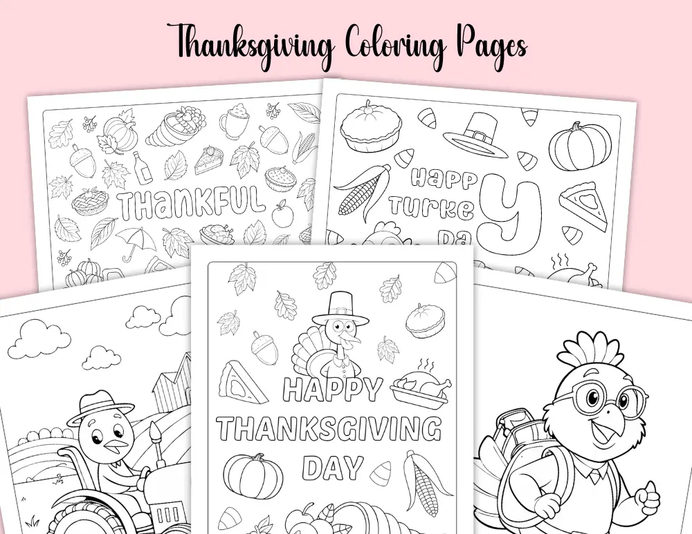 Thanksgiving Coloring Pages