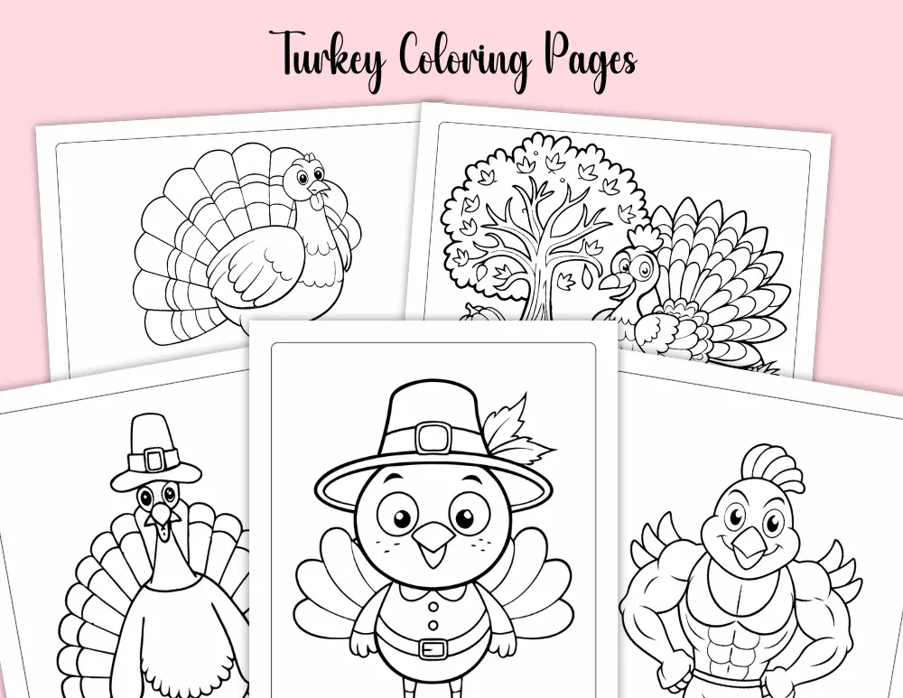 Turkey Coloring Pages