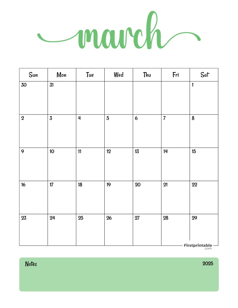 2025 And 2026 Printable Calendar 50 Monthly PDF Templates