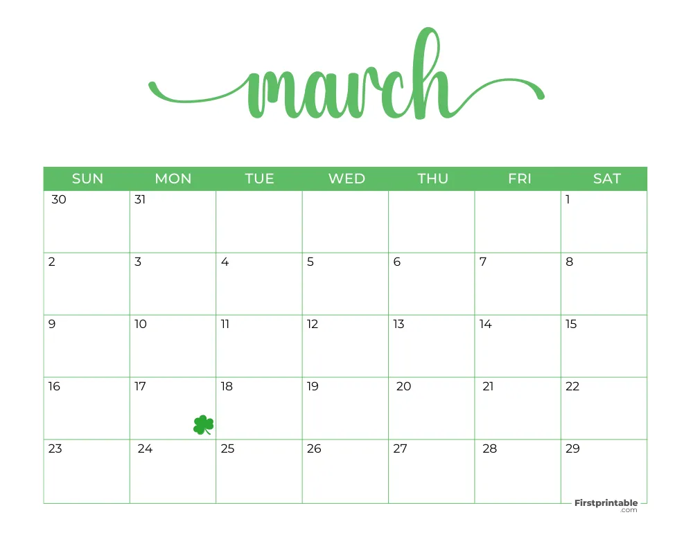 Printable March Calendar 2025 Template 21