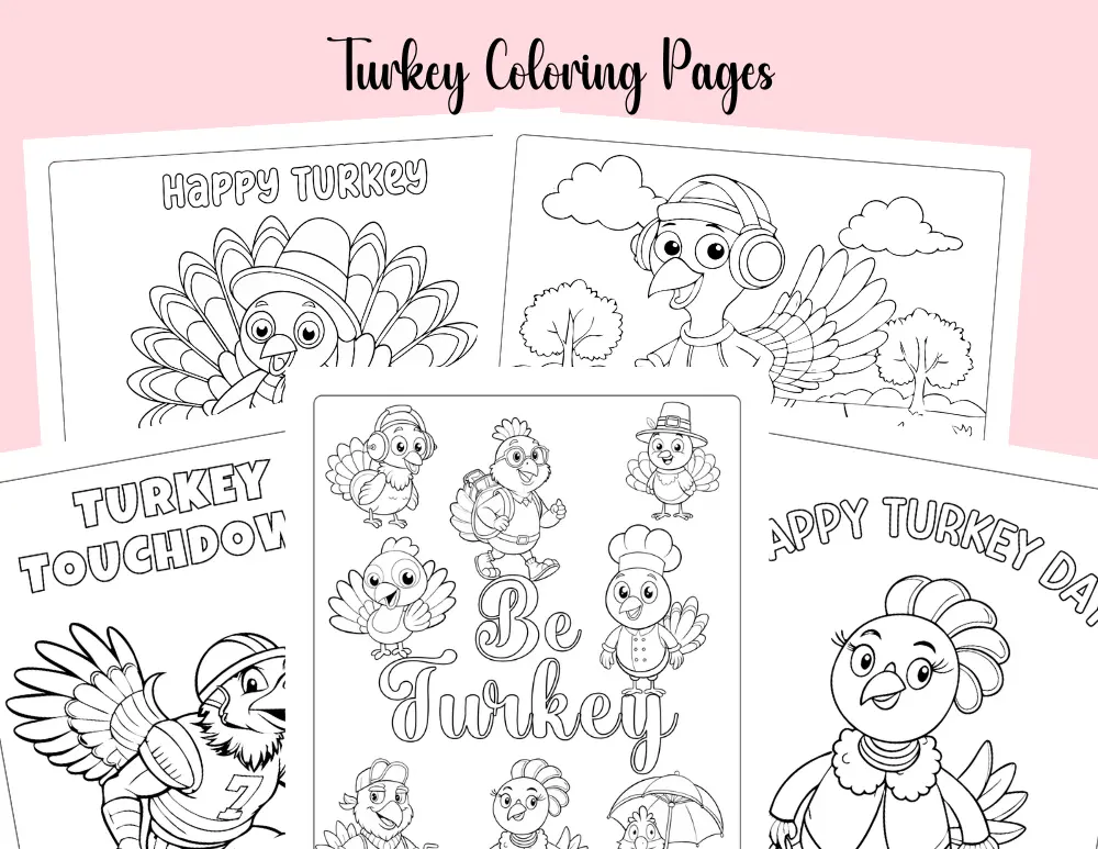 Turkey Coloring Pages