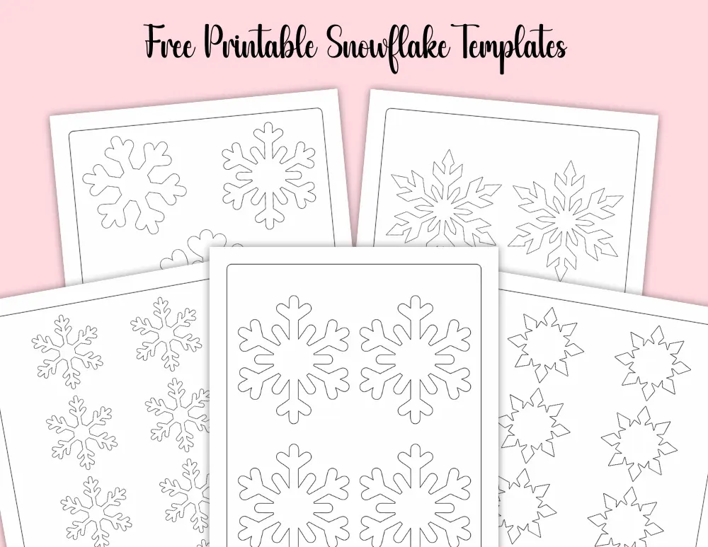 Free Printable Snowflake Templates