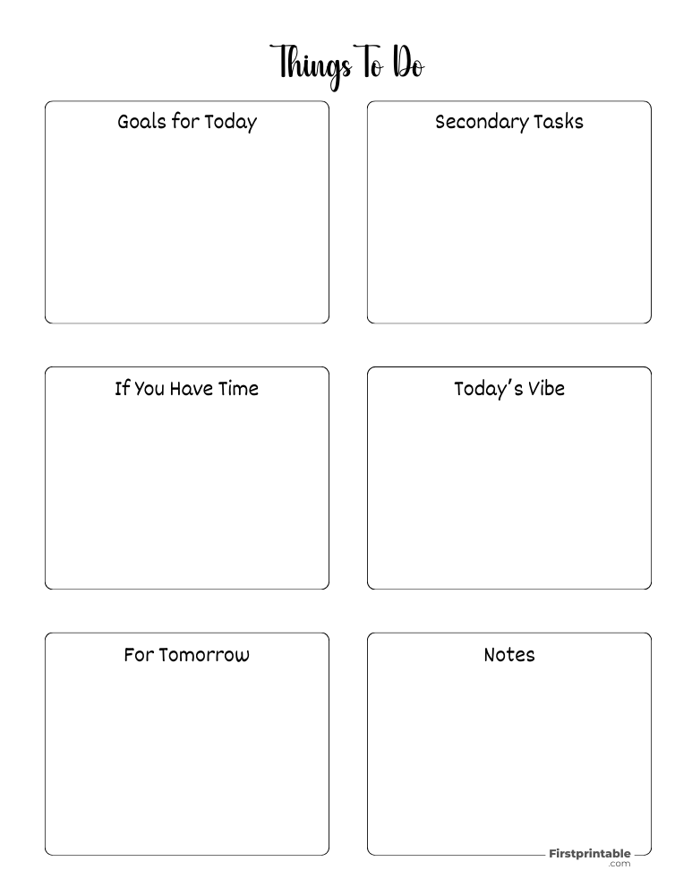 To Do List Templates | 60+ Free Printable PDFs