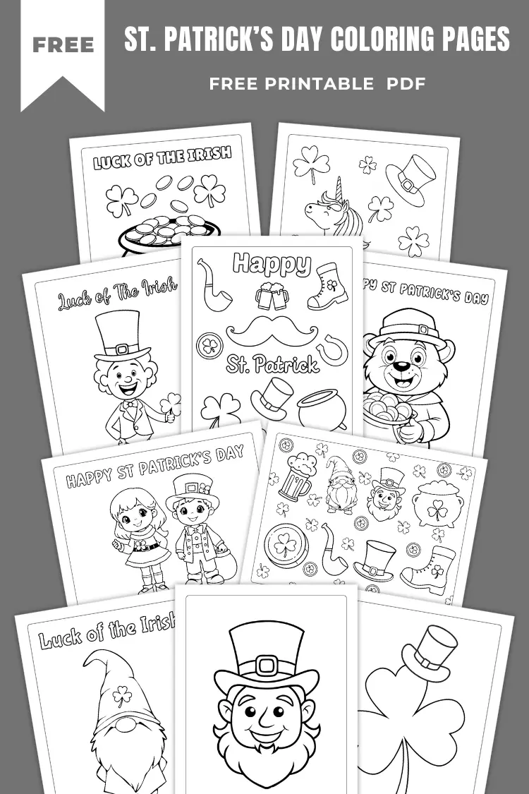 Free Printable St Patricks Day Coloring Pages