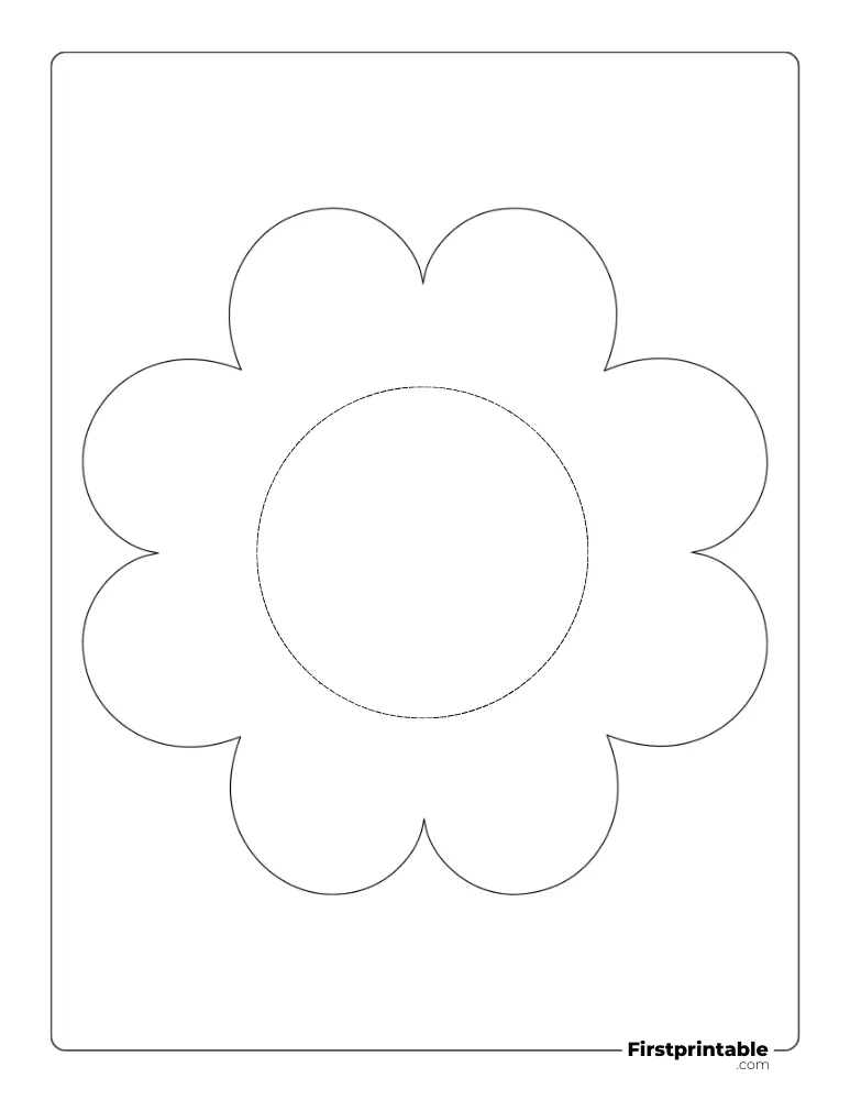 Heart Craft Template