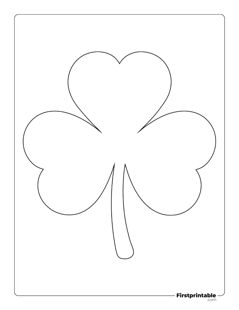 Shamrock Templates & Outlines | 60+ Free Printable PDFs