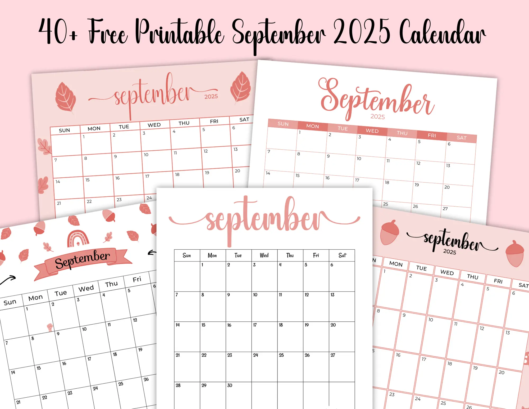 Free September 2025 Calendar