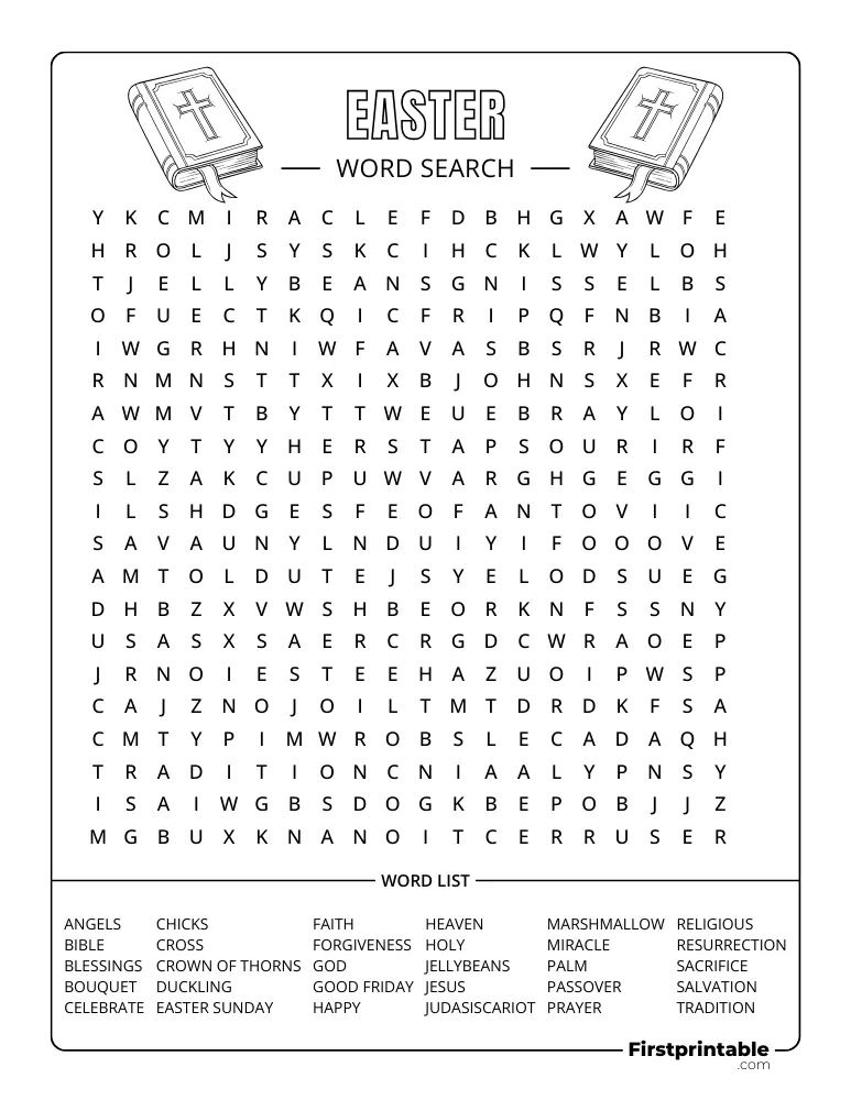Easter Word Search - Hard 02