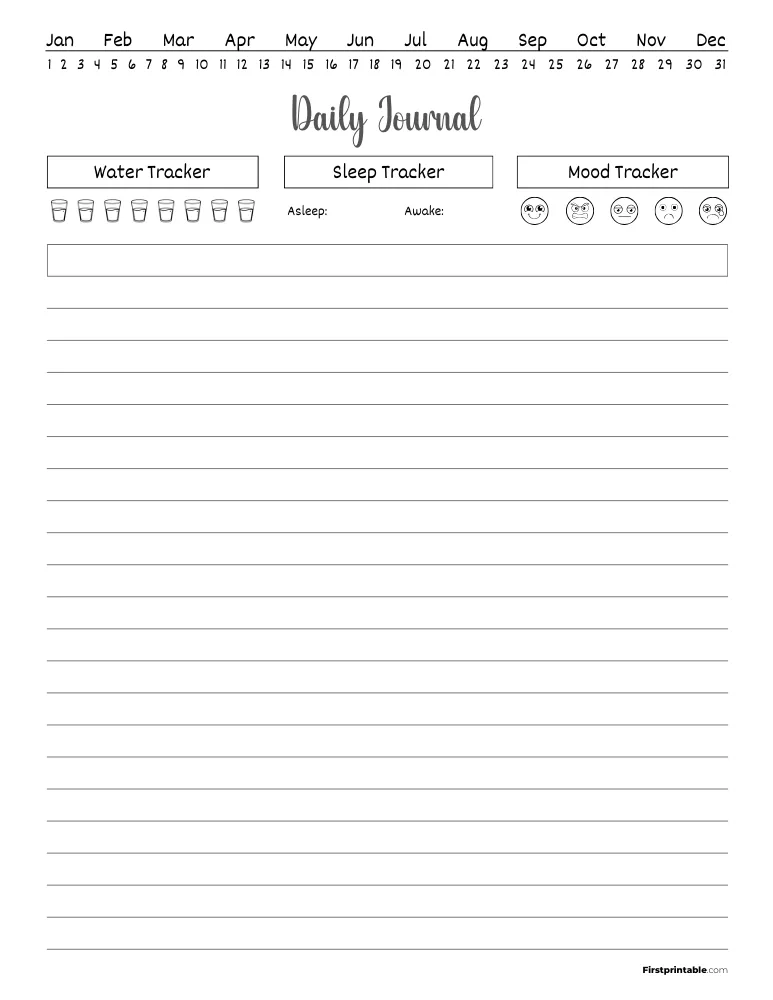 Printable Daily Planner Template 45