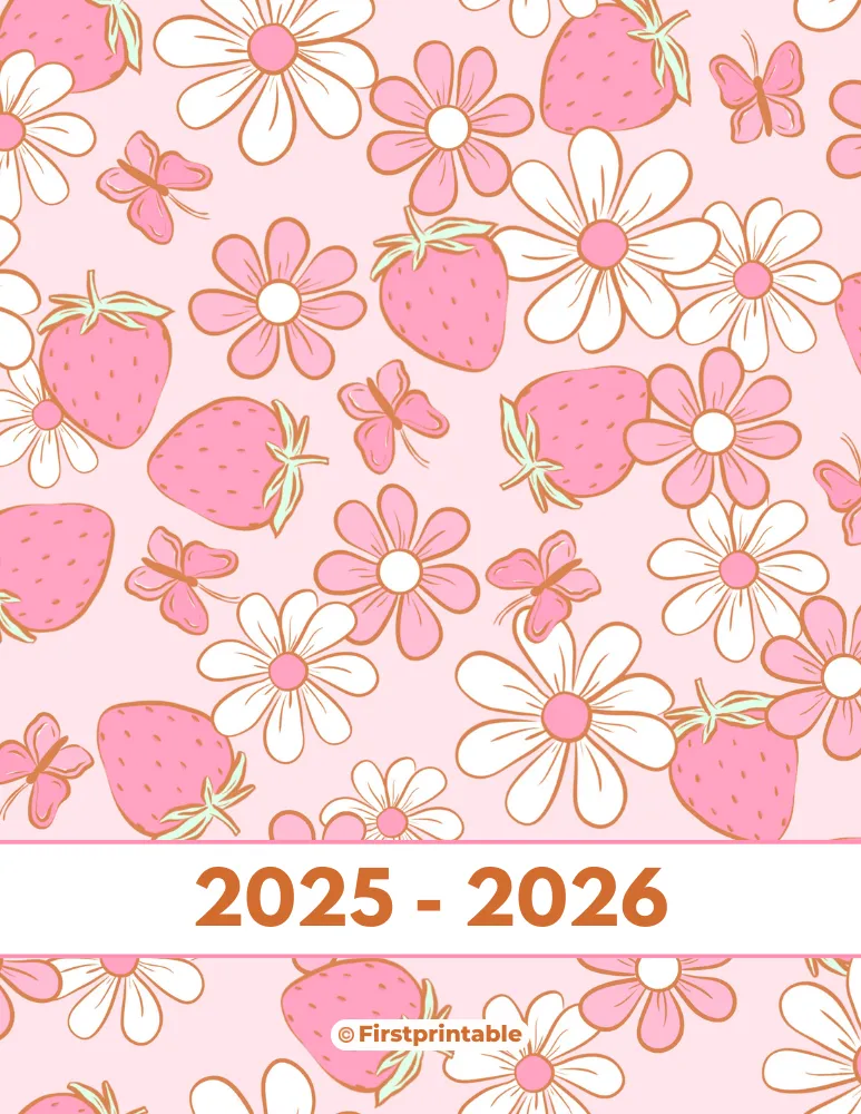 2025 - 26 Student Planner Custom Cover 05 - Front