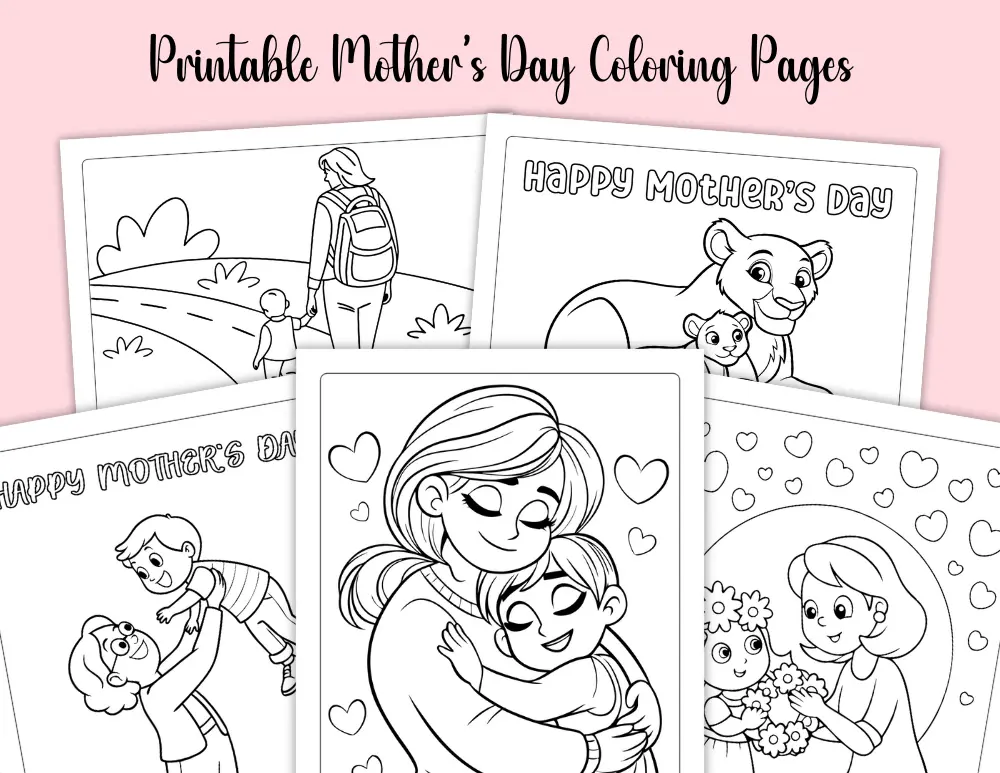 Free Mothers Day Coloring Pages Free Mothers Day Coloring Pages