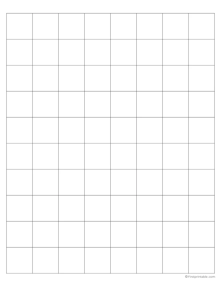 1 Square Per Inch Template 01