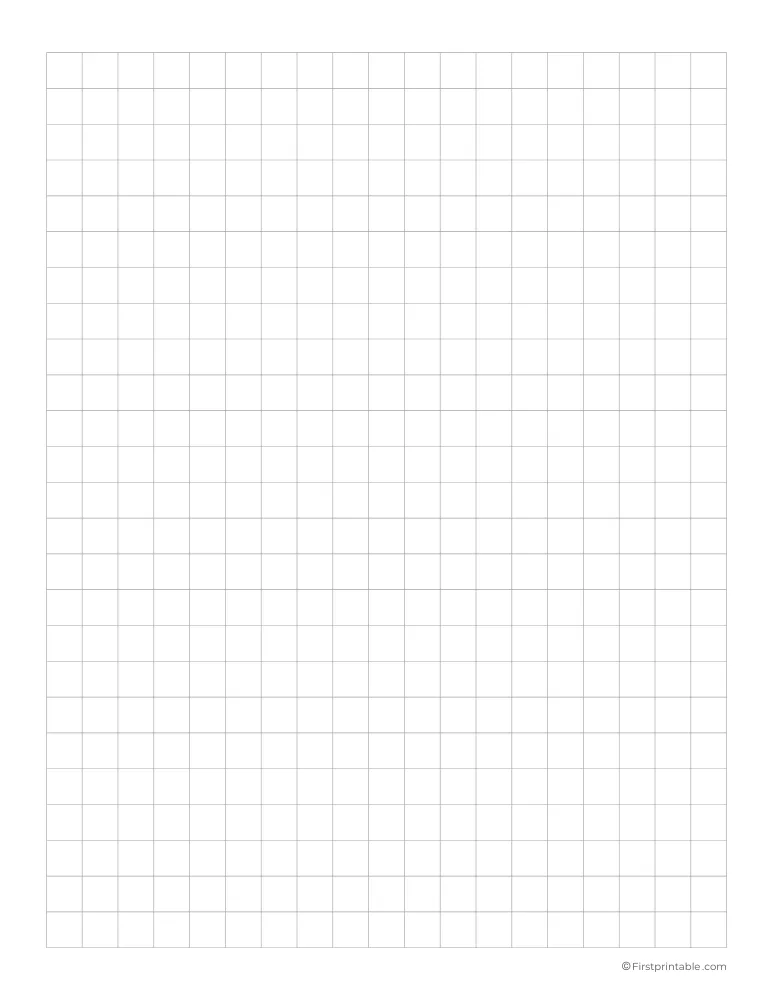 10mm Grid Paper 