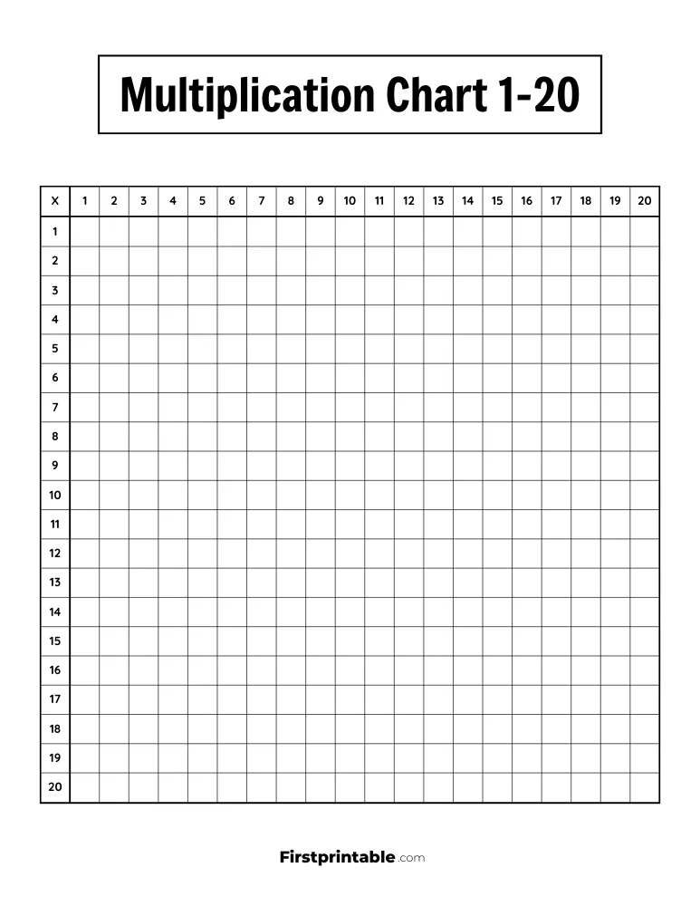 1-20 Multiplication Chart 07