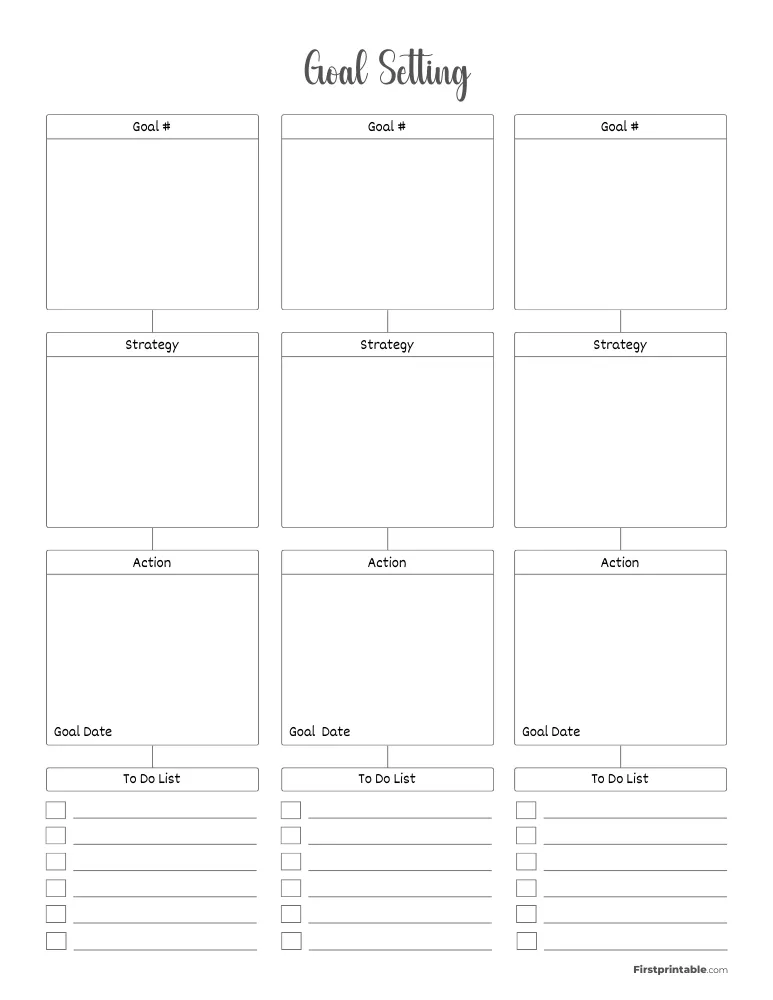Goal Setting Template 01