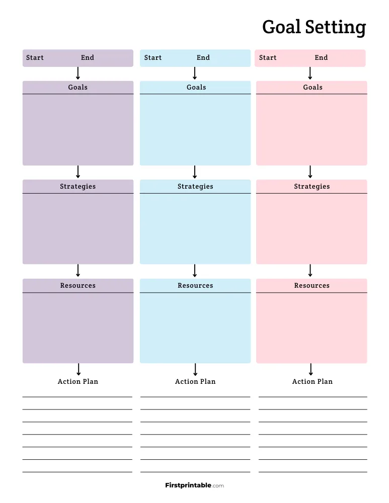 Goal Setting Template 02