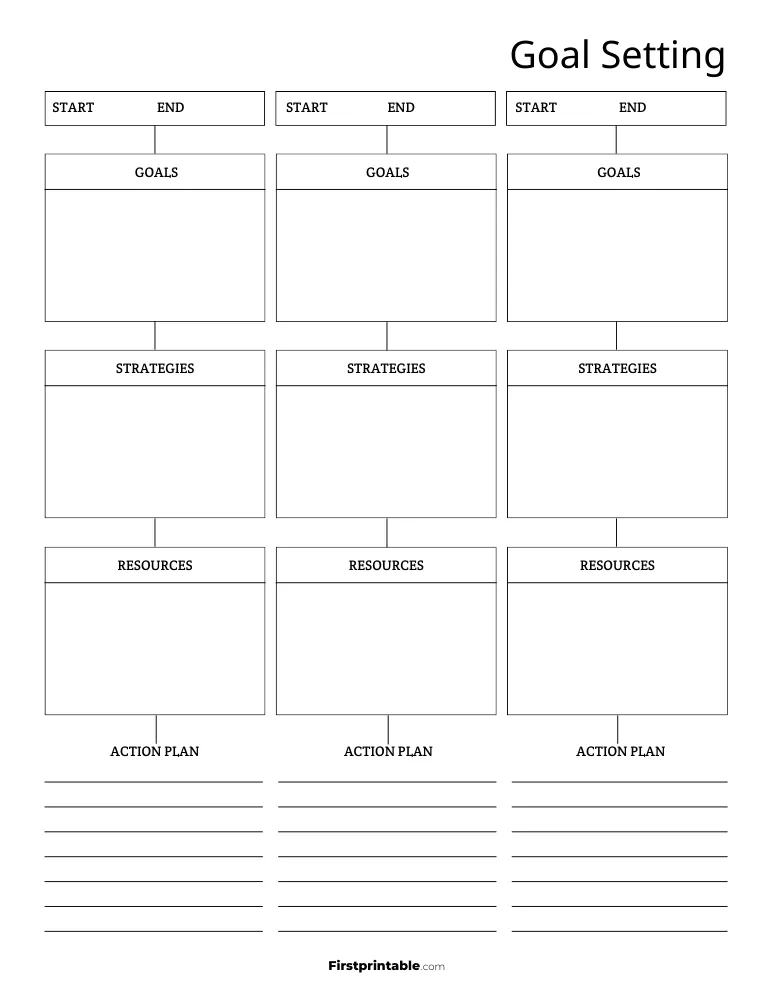 Goal Setting Template 05