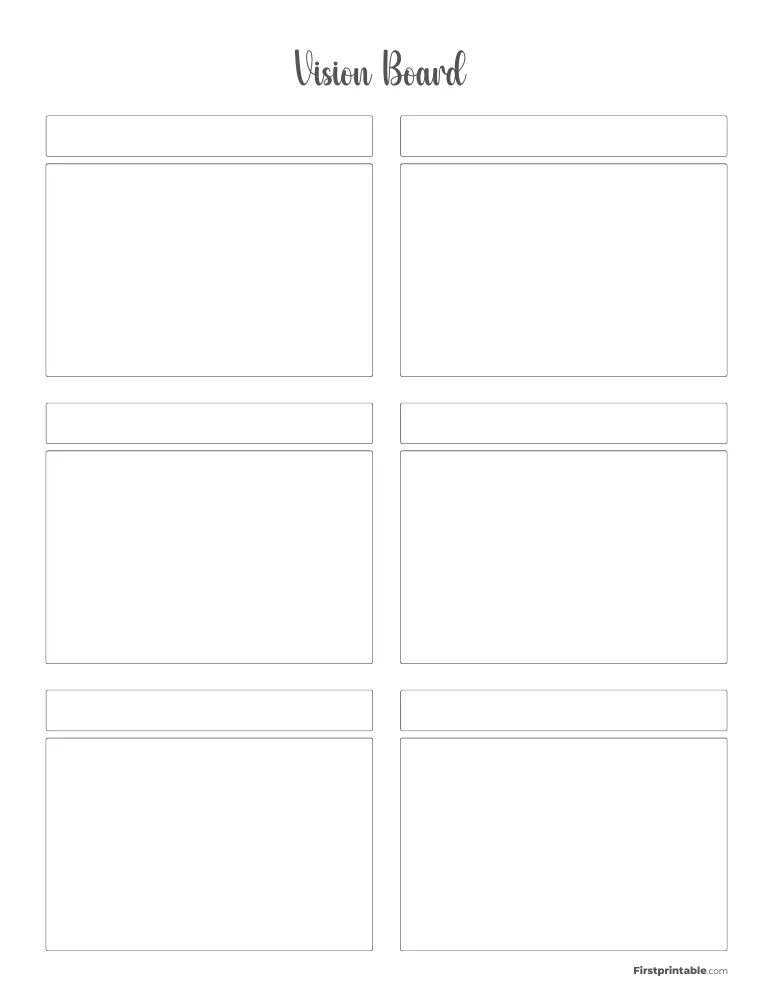 Vision Board Template 01