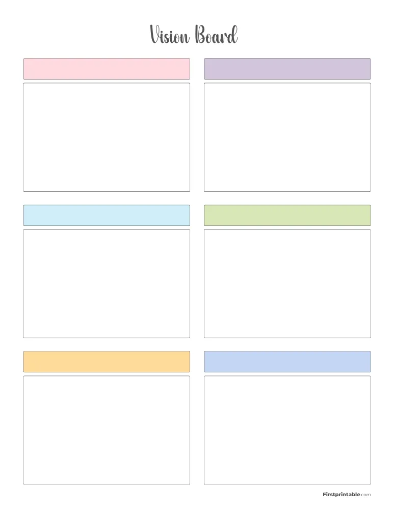 Vision Board Template 02