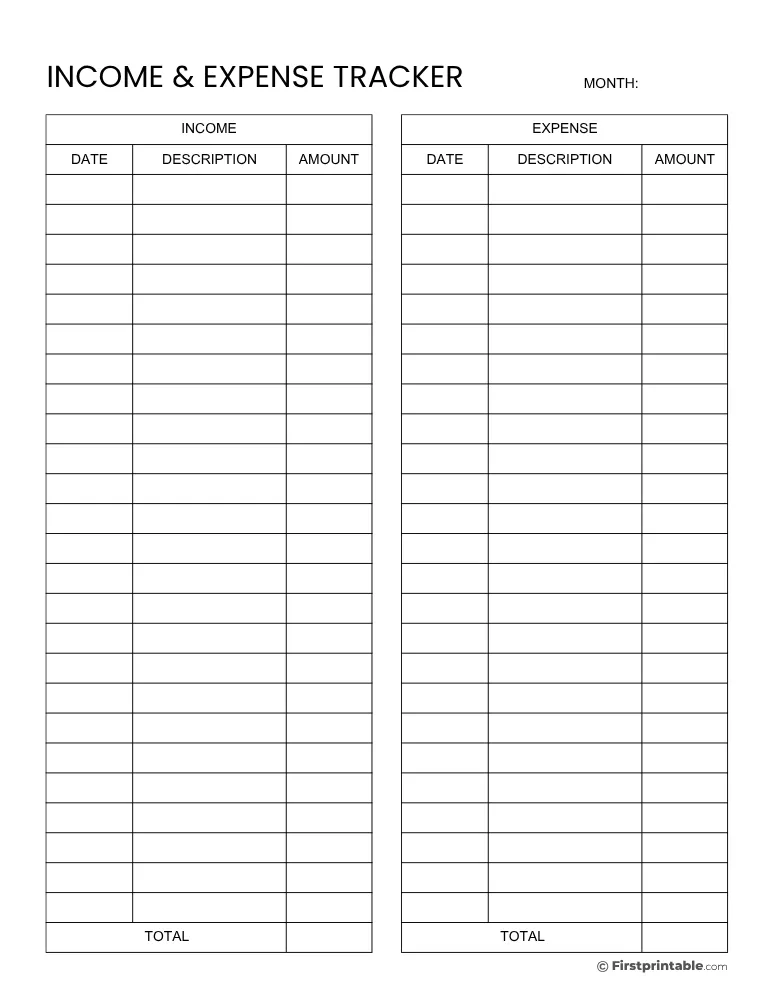 Business Expense Tracker Template 01