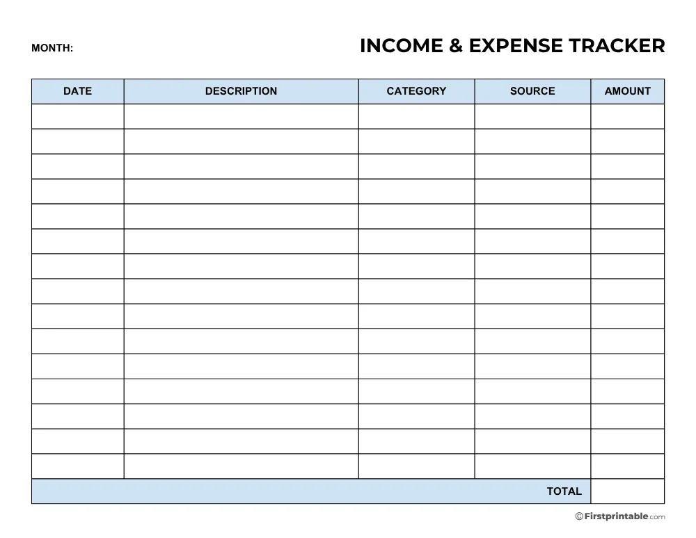 Business Expense Tracker Template 07
