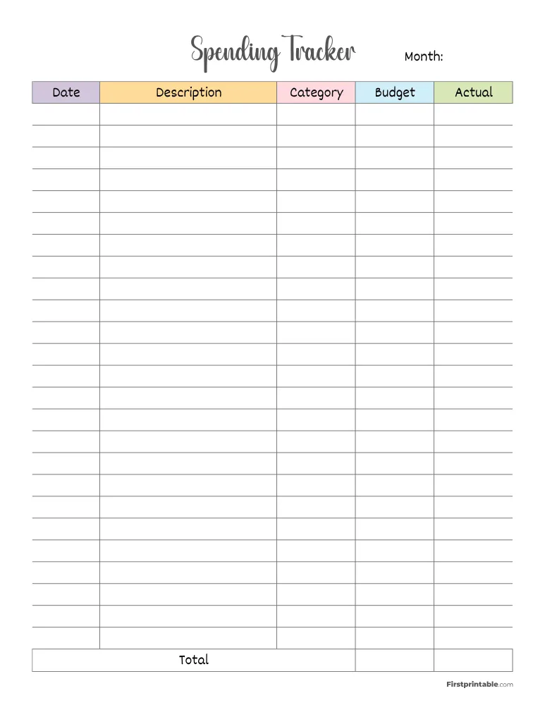 Expense Tracker Template 14